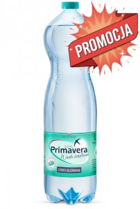 Promocja - 2 Palety wody Primavera 1,5l LEKKI GAZ łącznie 1008 butelek